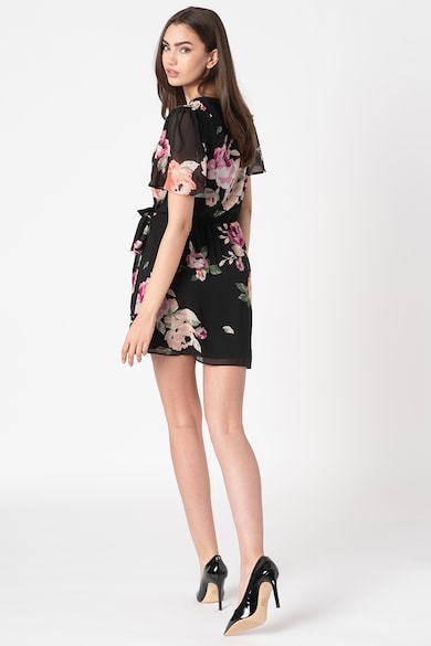 GUESS JEANS Rochie mini petrecuta cu imprimeu floral Femei