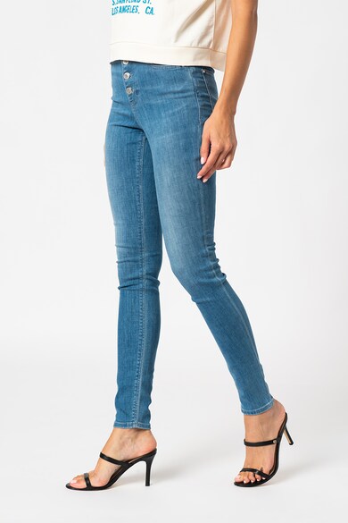 GUESS JEANS Blugi skinny cu particule discret stralucitoare Femei