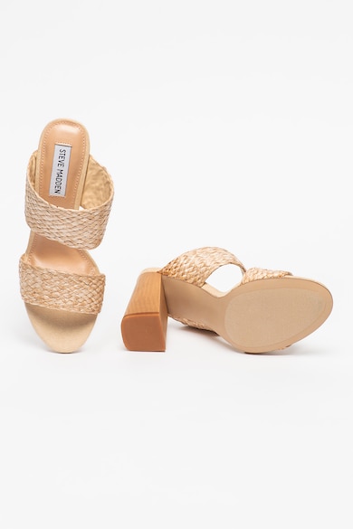 Steve Madden Papuci cu toc si model impletit Tangle Femei