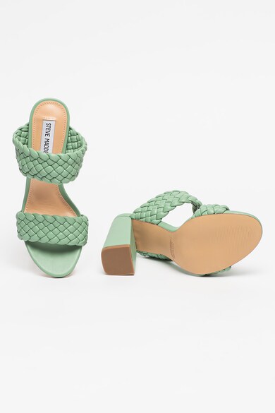 Steve Madden Papuci cu toc si model impletit Tangle Femei