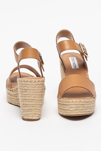 Steve Madden Sandale tip espadrile de piele cu talpa wedge Yunity Femei