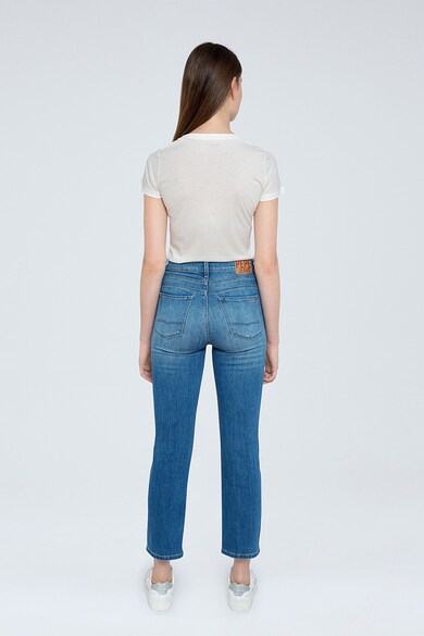 Pepe Jeans London Blugi crop slim fit Femei