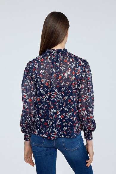 Pepe Jeans London Bluza cu imprimeu floral si mansete elastice Femei