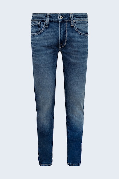 Pepe Jeans London Mosott hatású slim fit farmernadrág férfi