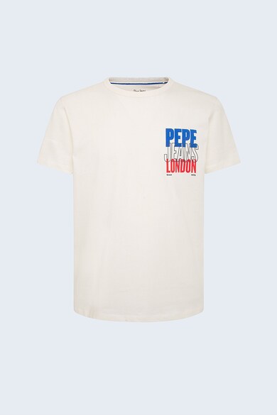 Pepe Jeans London Tricou regular fit cu imprimeu logo pe piept Barbati