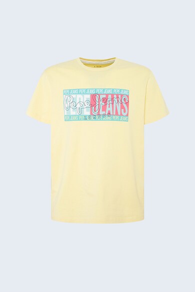 Pepe Jeans London Tricou regular fit cu imprimeu logo Mark Barbati