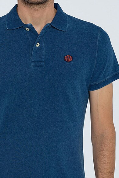 Pepe Jeans London Tricou polo cu aplicatie logo discreta Barbati