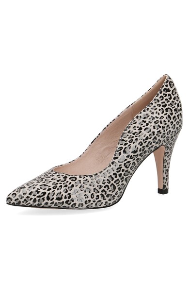 Caprice Pantofi de piele cu animal print Femei