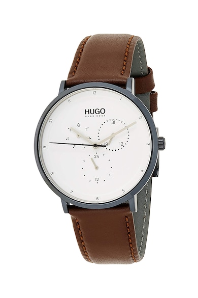 HUGO Boss  Boss, Мултифункционален часовник с кожена каишка Мъже