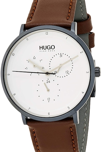 HUGO Boss  Boss, Мултифункционален часовник с кожена каишка Мъже