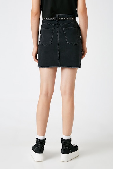 Fuste Mini Fusta mini din denim cu 5 buzunare KOTON (1KAK77042MD-BLK) | Fashion Days