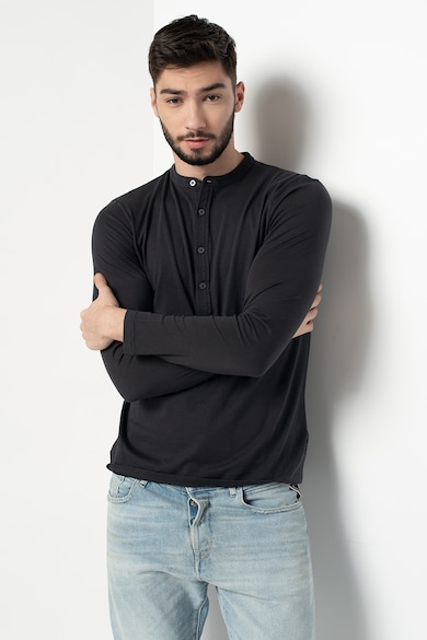 Marc O'Polo Bluza cu decolteu Henley Barbati