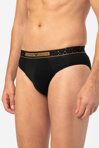 Emporio Armani Underwear Set de chiloti cu banda elastica cu logo - 2 perechi Barbati