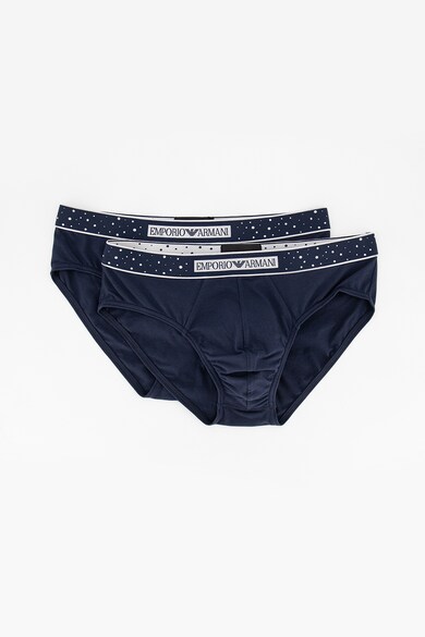 Emporio Armani Underwear Set de chiloti cu banda elastica cu logo - 2 perechi Barbati