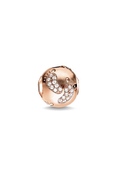 Thomas Sabo Talisman placat cu aur rose de 18K cu model de pasi Femei