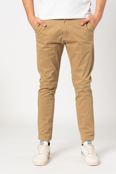 !Solid Pantaloni chino cu buzunare oblice Jim Barbati