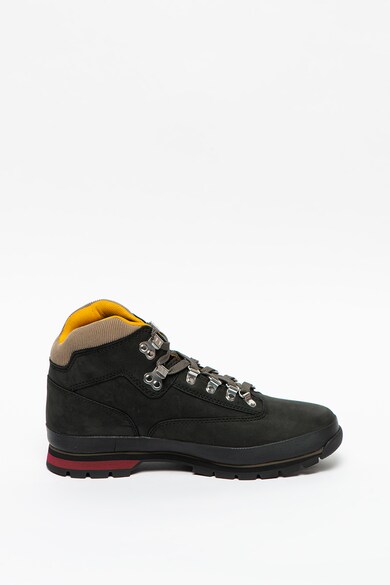 Timberland Bocanci de piele nabuc si material textil Euro Hiker Barbati