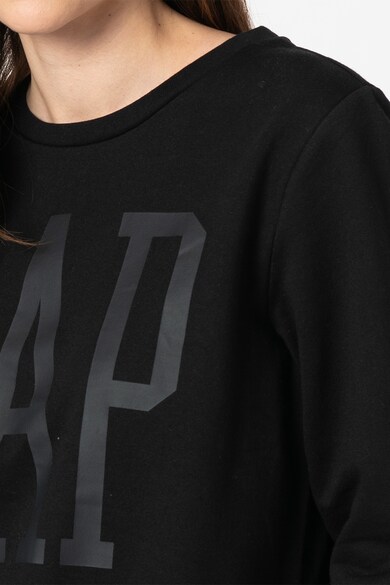 GAP Bluza sport cu imprimeu logo si decolteu la baza gatului Femei