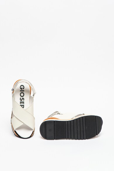 Gioseppo Sandale wedge de piele Metairie Femei