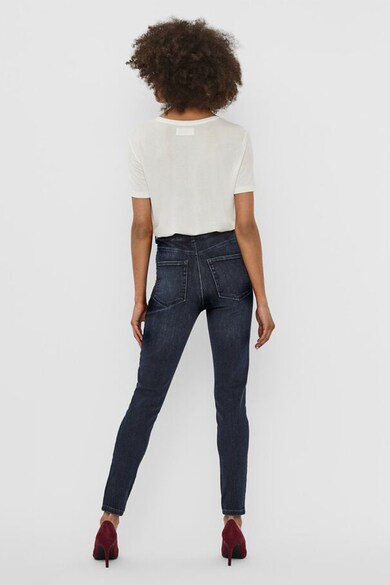 Vero Moda Blugi skinny din amestec de bumbac organic cu talie inalta Femei