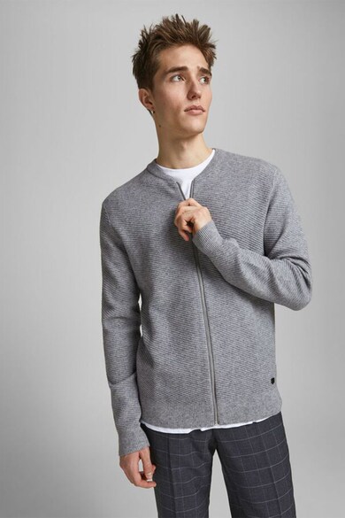 Jack & Jones Cardigan cu fermoar cu maneci lungi Barbati