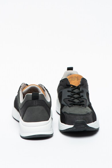 U.S. Polo Assn. Pantofi sport de piele ecologica cu detalii logo Femei