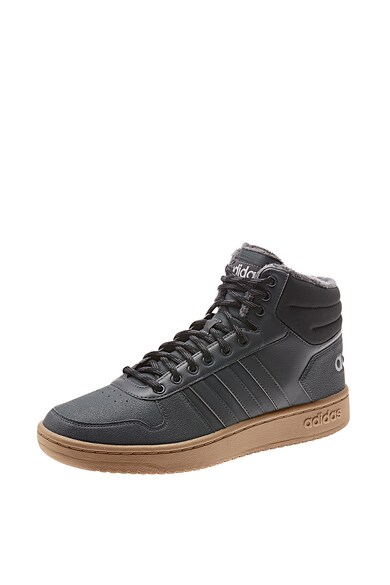 adidas Performance Pantofi sport mid-high de piele ecologica Hoops 2.0 Barbati