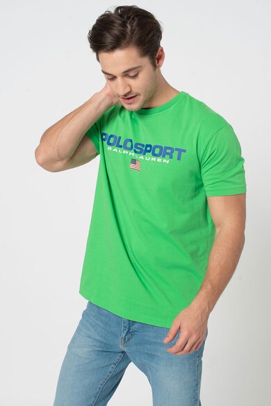 Polo Ralph Lauren Tricou cu decolteu la baza gatului si imprimeu logo Barbati