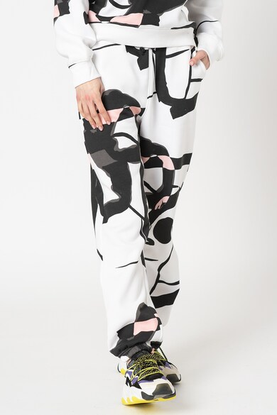 Missguided Pantaloni sport cu model abstract Femei