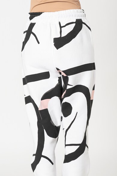 Missguided Pantaloni sport cu model abstract Femei