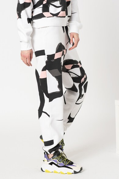 Missguided Pantaloni sport cu model abstract Femei