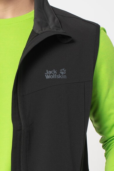 Jack Wolfskin Vesta cu strat exterior rezistent la apa si buzunare laterale Activate Barbati