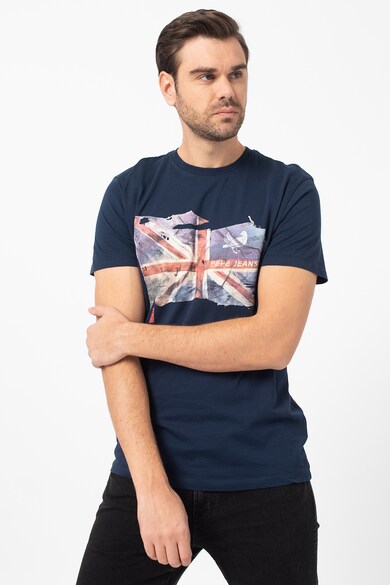 Pepe Jeans London Tricou cu imprimeu grafic Sid Barbati