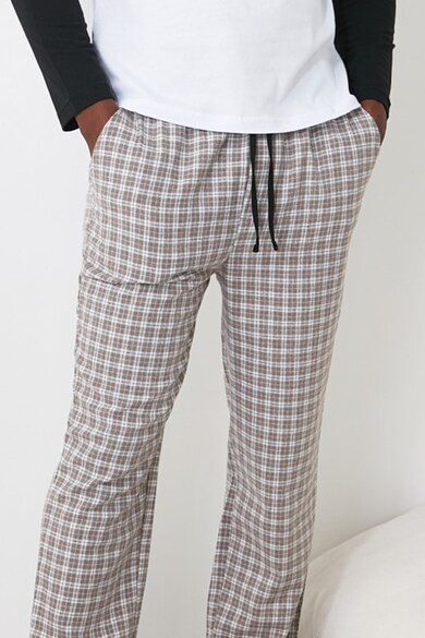 Trendyol Pantaloni de pijama cu model in carouri Barbati