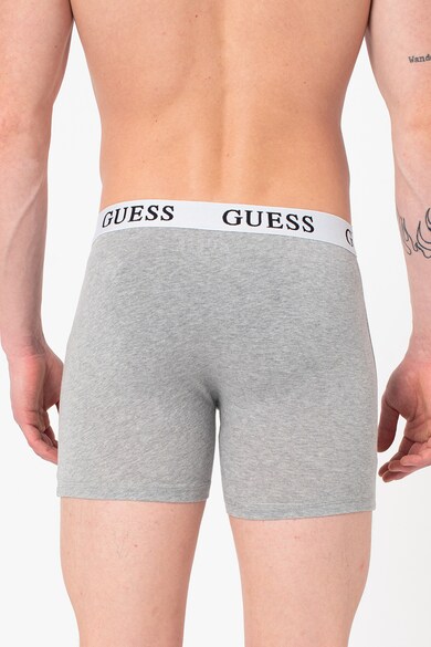 GUESS Set de boxeri cu banda logo in talie- 2 perechi Barbati