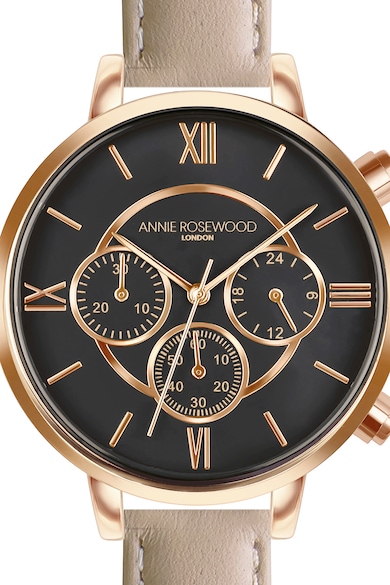 Annie Rosewood Часовник с хронограф и кожена каишка Жени