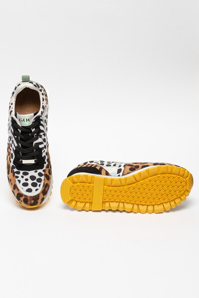 GOE Pantofi sport wedge cu animal print Femei