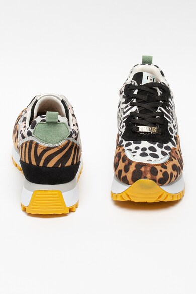 GOE Pantofi sport wedge cu animal print Femei