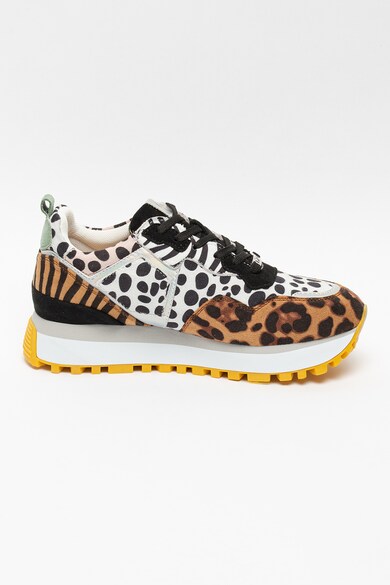 GOE Pantofi sport wedge cu animal print Femei