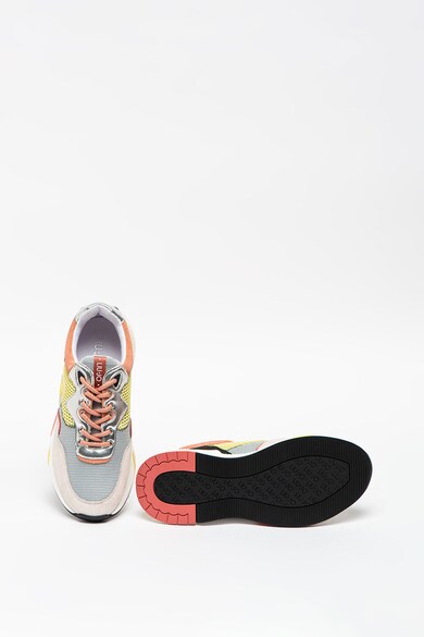 Liu Jo Pantofi sport cu model colorblock si garnituri de plasa si piele intoarsa Femei