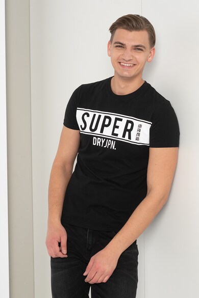 SUPERDRY Tricou slim fit cu imprimeu logo Barbati