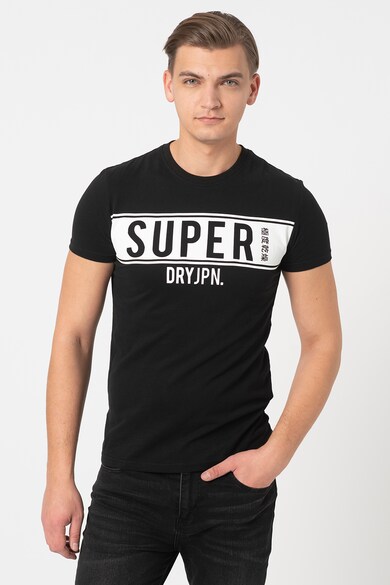 SUPERDRY Tricou slim fit cu imprimeu logo Barbati