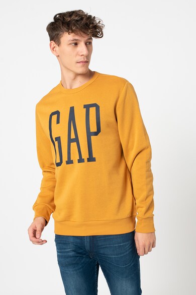 GAP Bluza sport cu decolteu la baza gatului si logo supradimensionat 000588829 Barbati