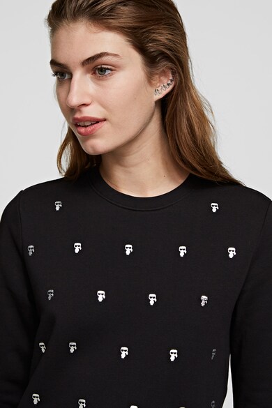 Karl Lagerfeld Bluza sport cu model logo Ikonik Karl Femei