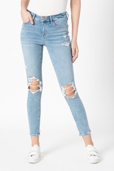 American Eagle Blugi skinny cu rupturi decorative Femei