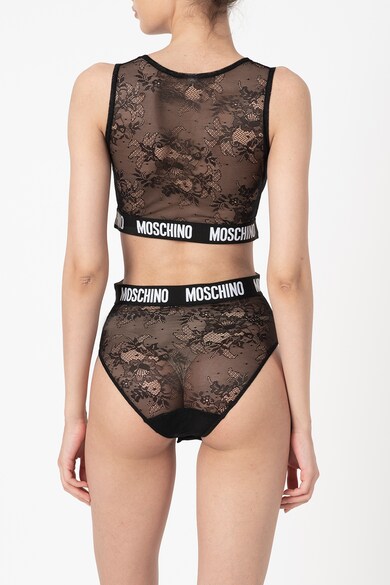 Moschino Body de dantela cu decupaje Femei