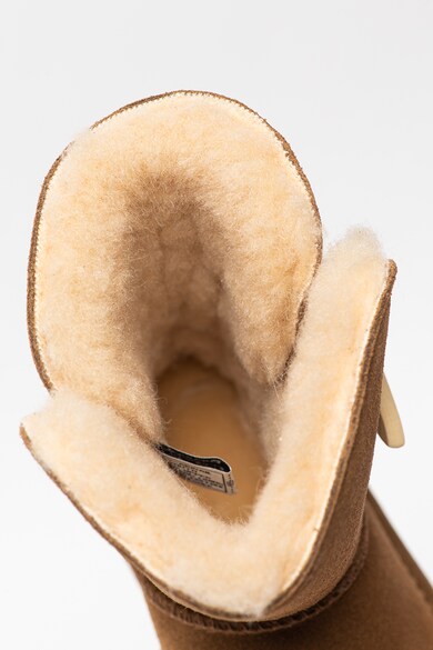 BEARPAW Cizme medii de piele intoarsa, fara inchidere Abigail Fete