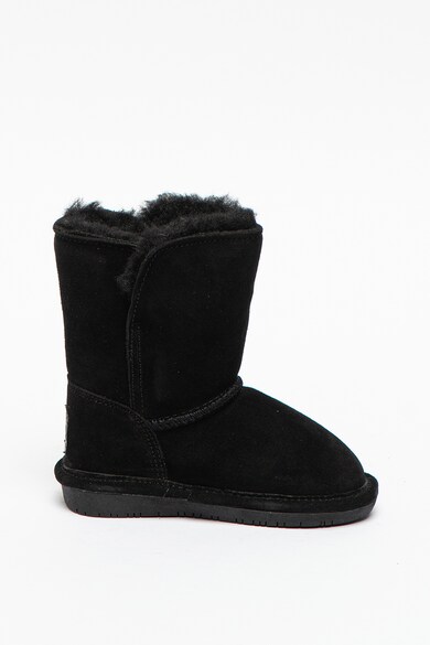 BEARPAW Cizme medii de piele intoarsa Abigail Fete