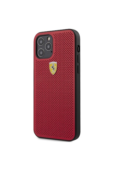 Ferrari Husa de protectie  FESPEHCP12MRE On Track Perforated pentru iPhone 12 Pro Red Femei