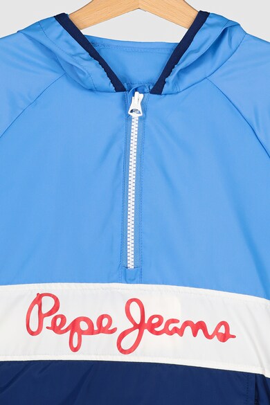 Pepe Jeans London Jacheta colorblock fara inchidere Baieti